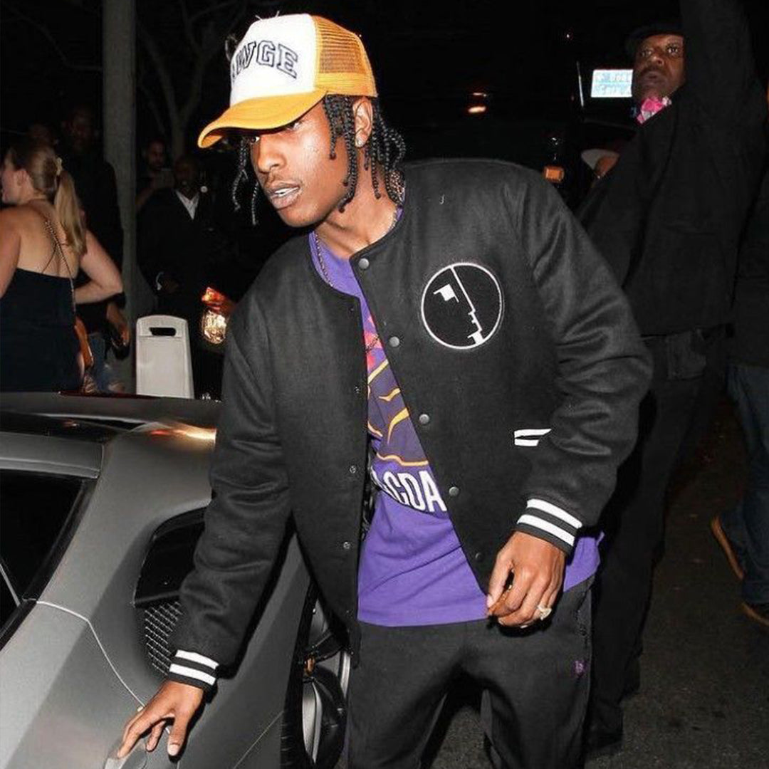 Where Did A$AP Rocky Find a Varsity Jacket From a New Jersey